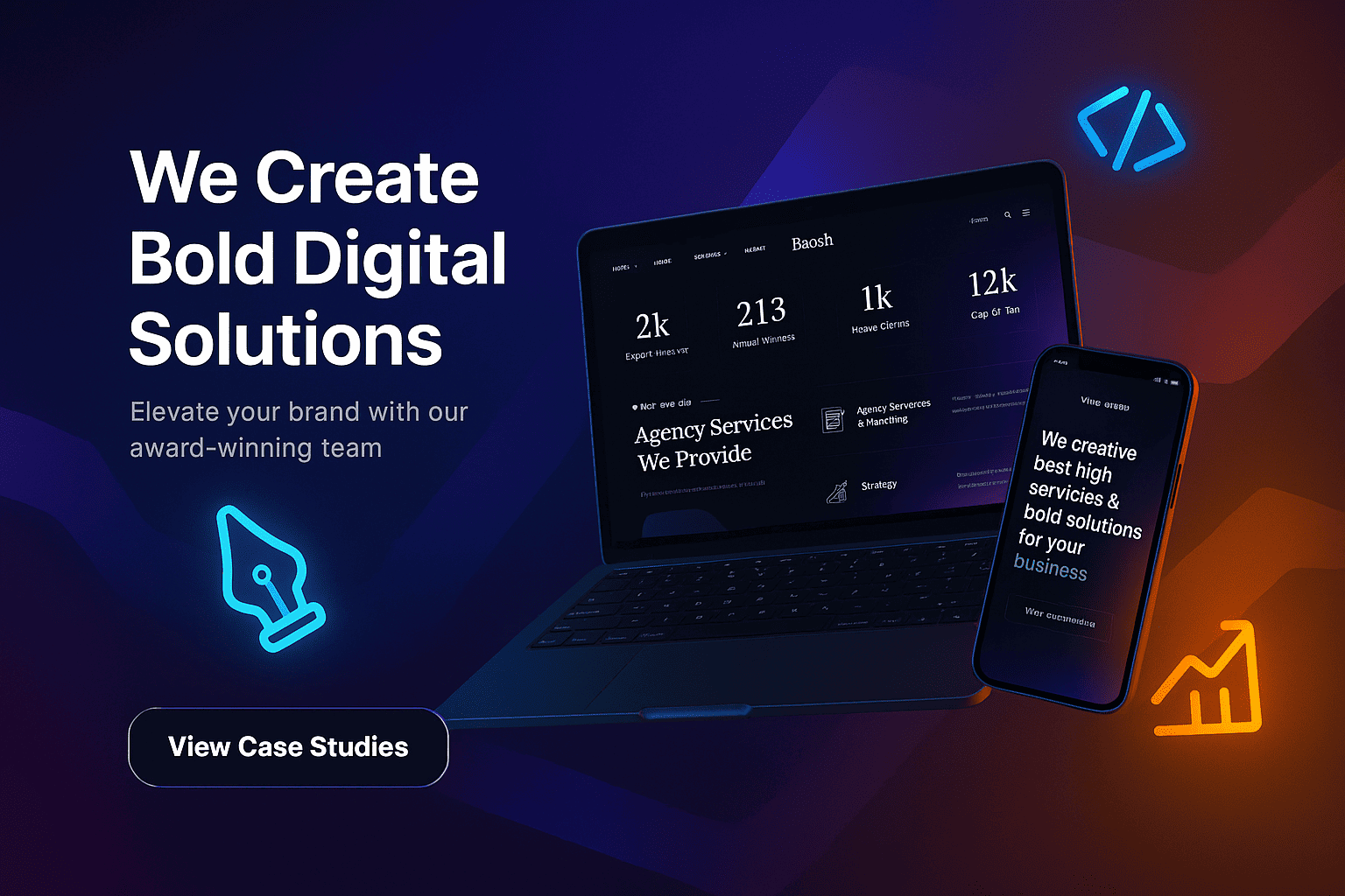 BaoSh Digital Agency Website Design